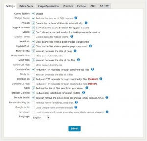 WordPress Cache